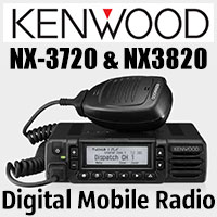 Kenwood NX-3720 and NX-3820 are adaptable mobile radios that support both NXDN and DMR digital protocols as well as mixed digital & FM analogue operation.