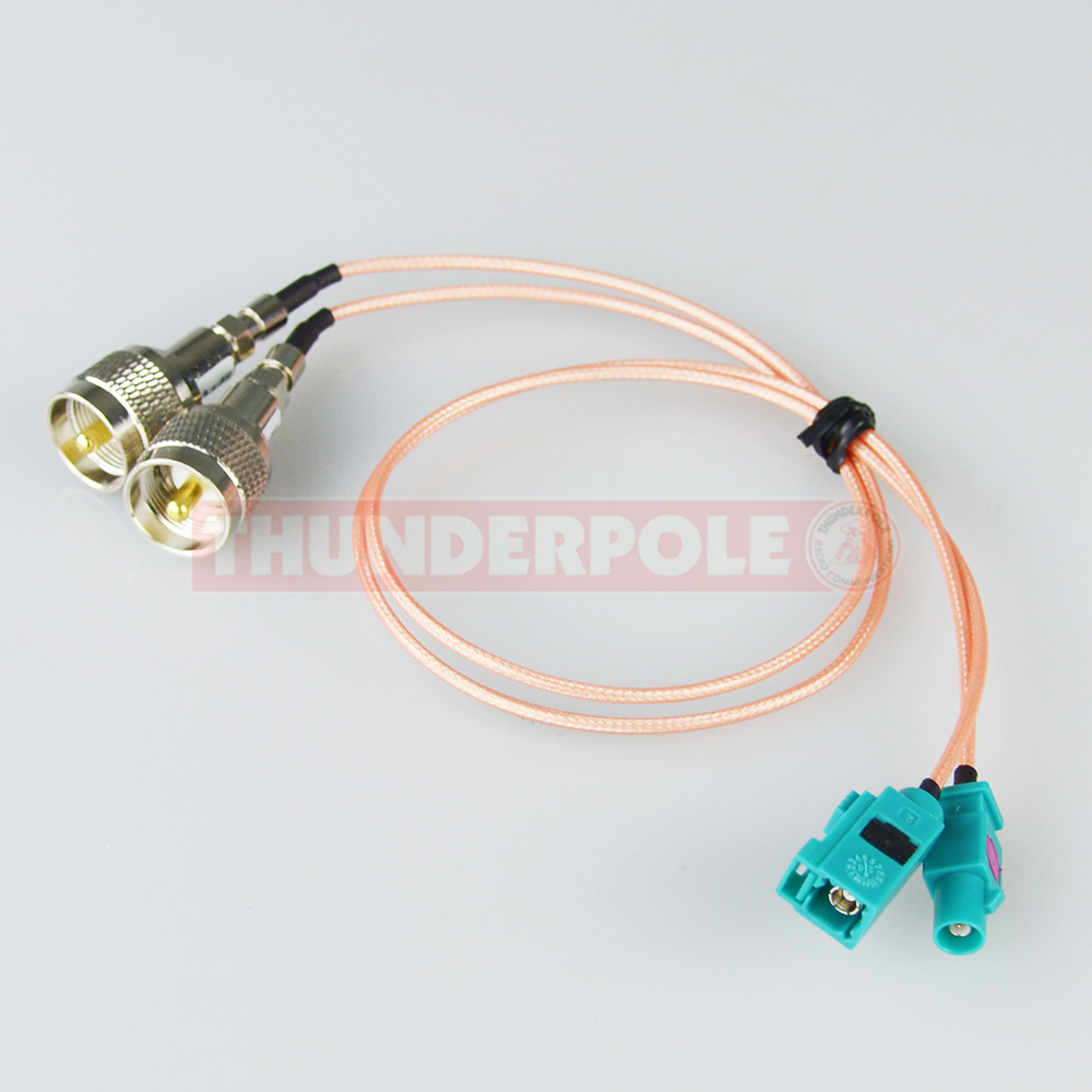 K-PO Fakra PL Adapter Set | Volvo / Scania | 2x 5cm Lead | THUNDERPOLE