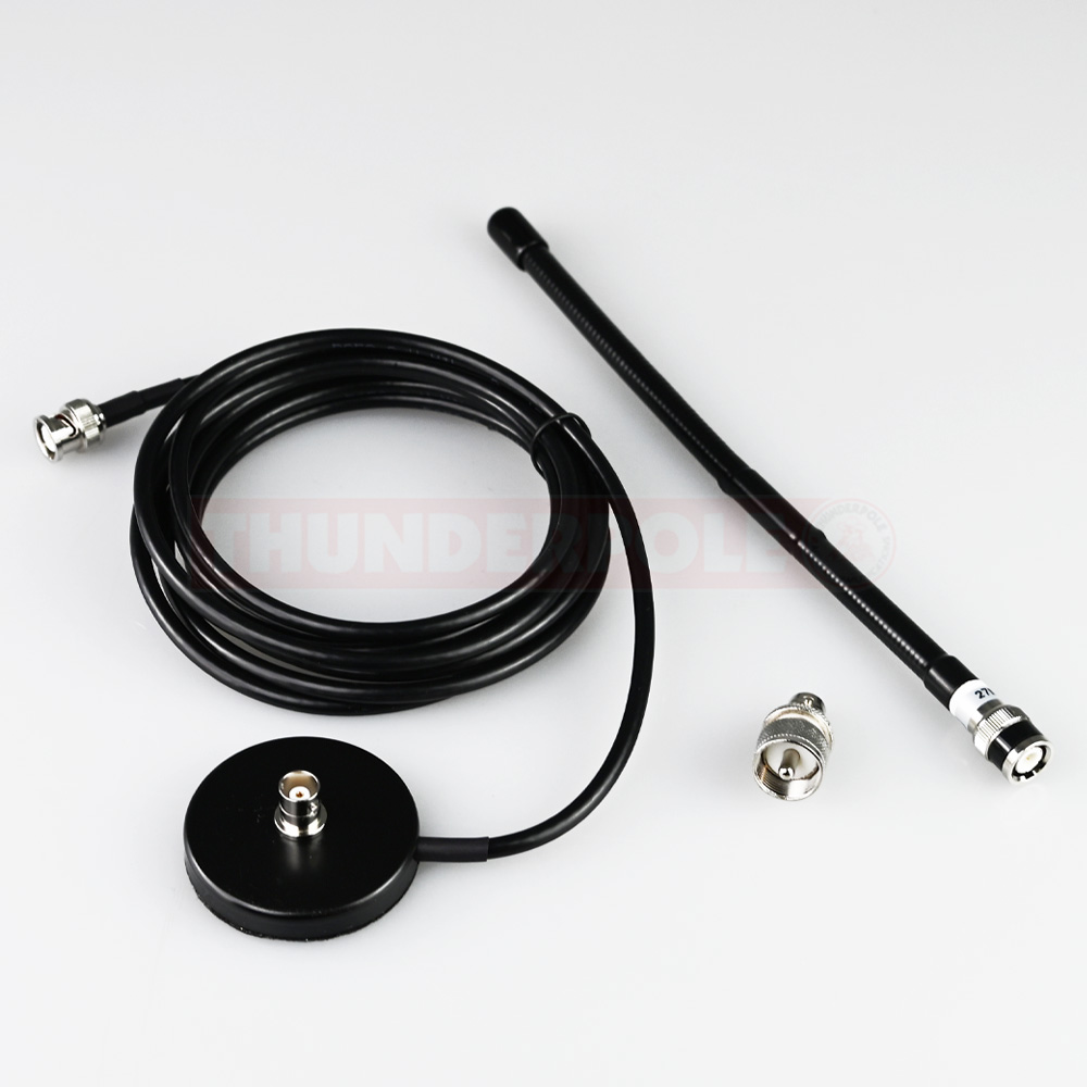 Thunderpole Mini Flex Antenna Mag Kit | BNC & PL259